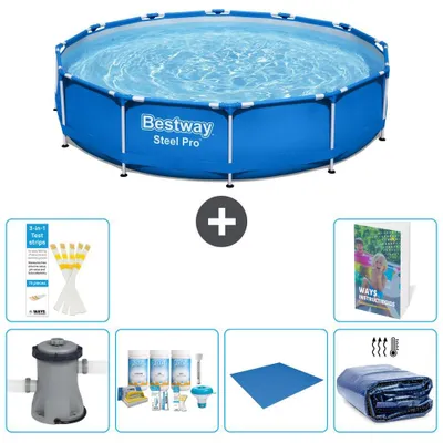 Zdjęcie produktu dla Bestway Steel Pro Okrągły – 366 x 76 cm – 7-częściowy S289