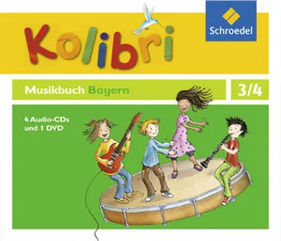 Image de Kolibri: Das Musikbuch DVD und 4 CDs. Grundschulen. Bayern.