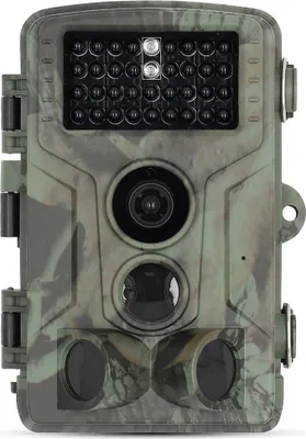 Produktbild von Nedis Wildlife Kamera - 4K@10fps - 50 MPixel - 5 MPixel CMOS - IP65 - Schwarz No-Glow IR - Nachtsicht - Blickwinkel: 60 ° - Bewegungssensor - Erfassungswinkel: 130 ° - Erfassungsbereich: 20 m