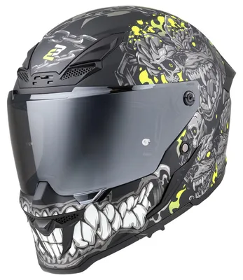 Immagine prodotto di Casco Bogotto Blade Gatekeeper, nero/grigio/giallo fluo, 2XL