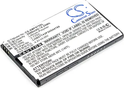 Zdjęcie produktu dla TECHTEK Bateria kompatybilny z [ZTE] 303ZT, 305ZT, 306ZT, MF975, MF975S, Pocket Wifi, kompatybilny z [SoftBank] Pocket WiFi 303ZT zastępuje LI3827T4