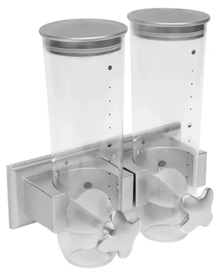 Produktbild von Getreide- und Müslispender für die Küche - Wandmontierter Vorratsbehälter - Portionskontrolle - Staubdichter Deckel - Langlebig