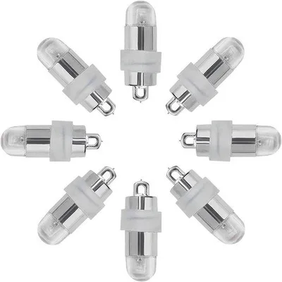 Produktbild von LED-Lichterketten für Papierlampions, 30 Stück, LED-Lichterketten für Papierlampions, LED-Verlichtung, für Papierlampion, Dekoration, Hochzeit, Weiß, blinkend