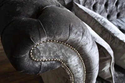 Zdjęcie produktu dla Designerska sofa 3-osobowa Chesterfield Sofa tapicerowana Sofa 3-osobowa