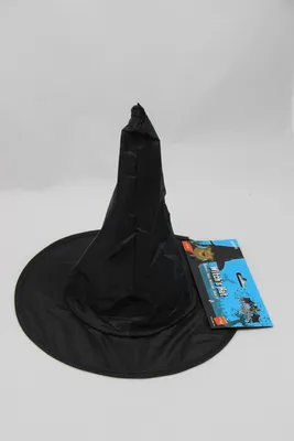 Produktbild von Hexenhut Hut Hexe für Mädchen Halloweenkostüm Mädchenhut Halloween Halloweenhut für Kinder Kinderhut Schwarz