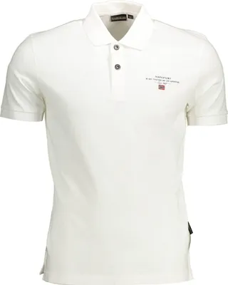Immagine prodotto di Napapijri Polo Piqué Uomo Bianco : Taglia - M Taglia: M