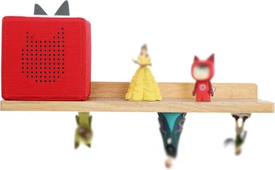 Image de Omgoods - Étagère murale pour Toniebox - Étagère pour enfants pouvant accueillir 35 figurines - Montage facile