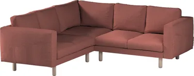 Produktbild von Dekoria Bezug für Norsborg 4-Sitzer Ecksofa, cognac braun, Norsborg 4-Sitzer Ecksofabezug