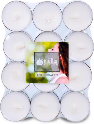 Produktbild von Müller Kerzen 24600024, Zylinder, Weiß, 4 h, 24 Stück(e)