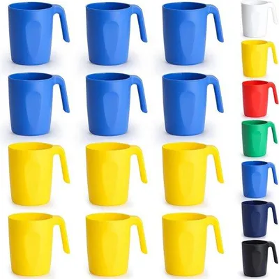 Image de Famanu Becher-Set, 12 pièces - Gobelets de voyage réutilisables et incassables