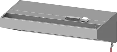 Produktbild von Wandhaube "Basic Line", Schrägform 1500 mm x 600 mm mit Flammschutzfilter Typ B