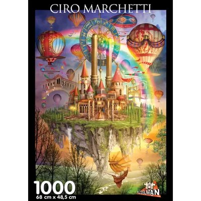 Image de Puzzelman Puzzle Tarot City - Ciro Marchetti 1000 pièces Carton