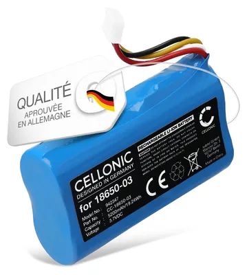 Image de CELLONIC 1x Batterie pour Domotique / Smart Home Compatible avec EZVIZ DB2C - (5200mAh, 3.7V)