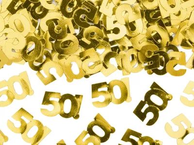 Produktbild von Konfetti Metall Gold #50 15g
