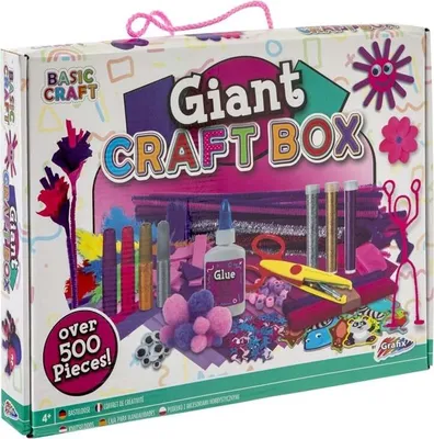 Zdjęcie produktu dla Gigantyczny zestaw kreatywnych akcesoriów, Giant Craft Box, Grafix