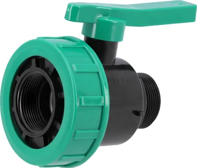 Zdjęcie produktu dla Zawór kulowy 1 1/2" x 1 1/2" z przyłączami z węża