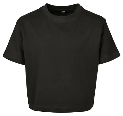 Immagine prodotto di Build Your Brand - T-shirt dal taglio corto per ragazze LT2461 (128) (Nero)