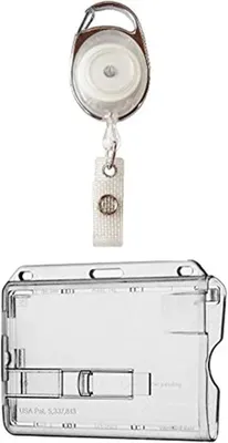 Produktbild von Ausweisset Ausweisjojo Jojo transparent WEISS Zipper Kartenhülle Ausweishülle TRANSPARENTER Ausschieber