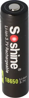 Obrázek produktu pro Soshine 18650 3400mAh 3,6V, 3,7V Li-Ion baterie 68,2x18,45mm PCB chráněný článek Panasonic