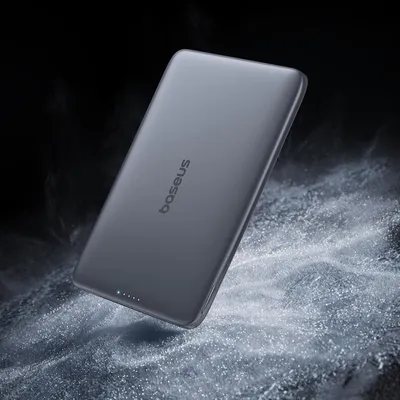 Produktbild von Baseus PicoGo Ultra-Slim, 5000 mAh, Kabelloses Aufladen, 20 W, Grau