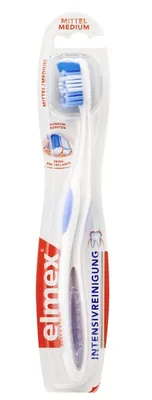 Image de (DE) Elmex, Nettoyage intensif, Brosse à dents moyenne, 1 pièce
