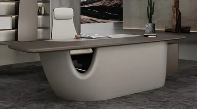 Produktbild von Moderne Chefschreibtisch und ergonomischer Sessel im exklusiven Design