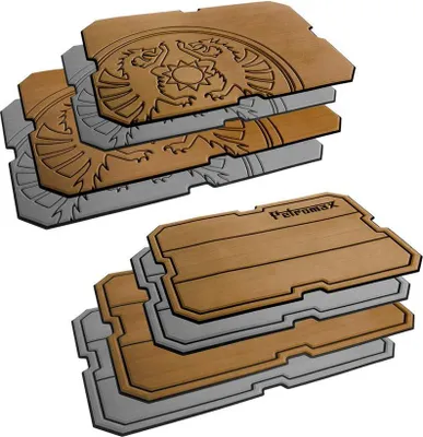 Image de Surface adhésive pour glacière kx25 grise avec emblème de dragon