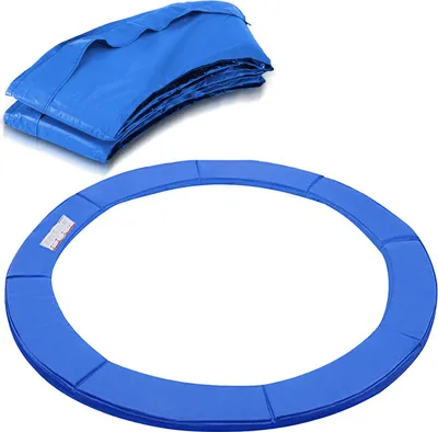 Produktbild von Yakimz Trampolin Randabdeckung Ø 244cm Blau, Reißfest & UV-resistent, Ersatz Federabdeckung, Rahmenpolster, Schutzpolster für Gartentrampoline
