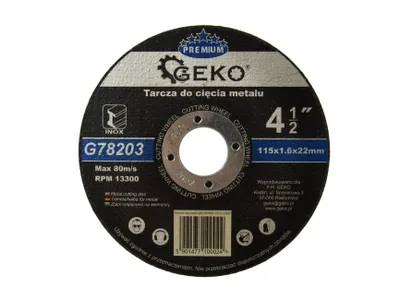 Obrázek produktu pro Kotouč na řezání kovů 115 mm x 1,6 mm x 22 mm 02096