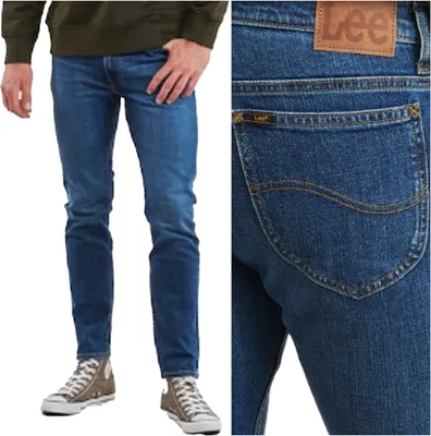 Obrázek produktu pro LEE, Pánské džíny, rovný střih, RIDER, W33 L34, Blau, Jeans, baggyjeans, buggy