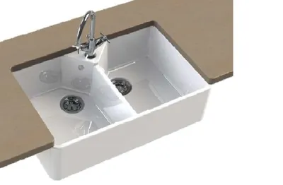 Produktbild von Blanco Villae Farmhouse - Keramikspüle, 794x490 mm, strahlend Weiß 525164
