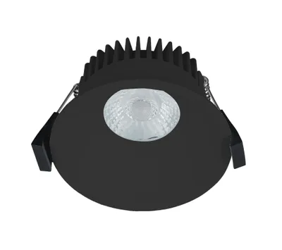 Obrázek produktu pro LED bodovka NORDLUX Albric IP44, Varianta: Ø 90 x 49 mm, 8W, LED, 2700K, černá