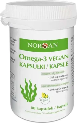 Imagen del producto de Cápsulas veganas de Omega-3 Norsan, 80 unidades
