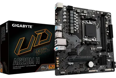 Produktbild von Gigabyte A620M H - Motherboard - micro ATX - Socket AM5 - AMD A620 Chipsatz - USB 3.2 Gen 1, USB-C 3.2 Gen 1 - Gigabit LAN - Onboard-Grafik (CPU erforderlich)