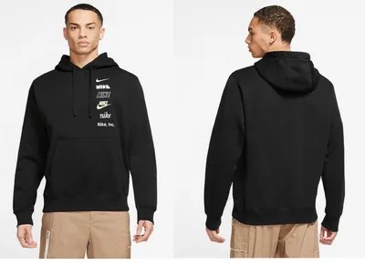 Produktbild von Nike M NK Club BB PO Hoodie Herren Kapuzenpullover DX0783 010 : S Grösse - Bekleidung: S