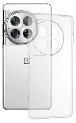 Produktbild von Techsuit Clear Silicone Back Cover Hülle für OnePlus 12 - Transparent
