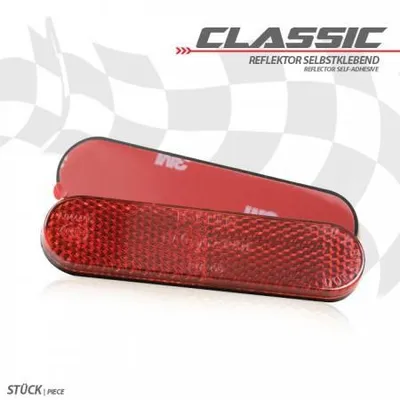 Immagine prodotto di Riflettore Classic rosso arrotondato senza bordo