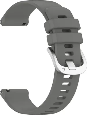 Obrázek produktu pro INF 18mm silikonový řemínek, Huawei Watch GT 4 41mm, Garmin Venu 3S, LG Watch Šedá