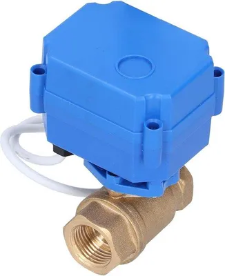 Obrázek produktu pro Elektrický kulový ventil DN20 z mosazi, mini, 12 V DC, dvojité ovládání
