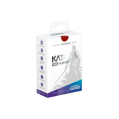 Produktbild von Ultimate Guard Katana Sleeves Standardgröße Rot (100)