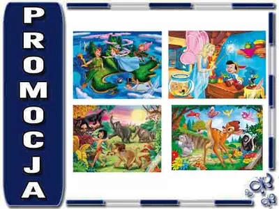 Zdjęcie produktu dla Clementoni 20528 Puzzle 4 X 6El. Bajki Rozne