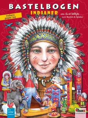 Produktbild von Indianer Bastelbogen