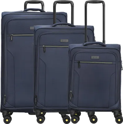 Produktbild von D&N Travel Line 9704 - Trolley-Set, 3tlg. (dark blue)