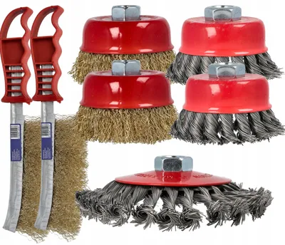 Produktbild von LSP Drahtbürsten Set für Winkelschleifer M14 75mm