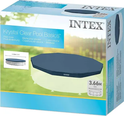 Produktbild von INTEX 28031 Round Pool Cover - Poolabdeckplane - Ø 366 cm