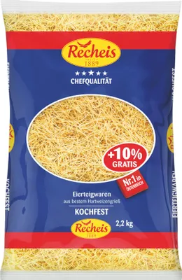 Produktbild von Recheis 2-Ei Fadennudeln 2000g