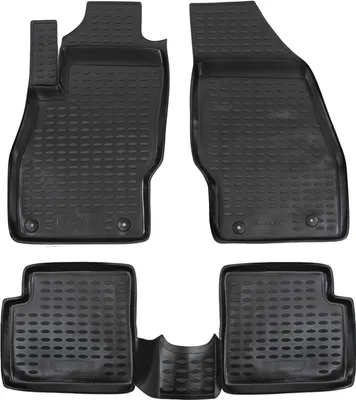 Obrázok produktu pre J&J Automotive | Gumové rohože so zvýšeným okrajom pre Opel Corsa D/E 2006-2019