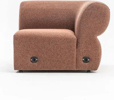 Produktbild von Brauner Polster Dreisitzer Luxus Wohnzimmer Sofa Modernes Design Couch
