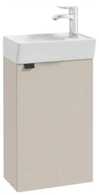 Zdjęcie produktu dla Szafka Łazienkowa 40 x 22 cm z Umywalką Wisząca Kaszmir Beżowa Mat Mała