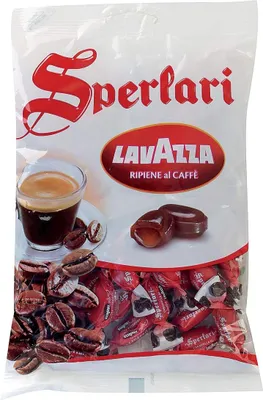 Produktbild von 12x Sperlari Lavazza Bonbons mit Kaffee gefüllt Geschmack italien 175g Beutel